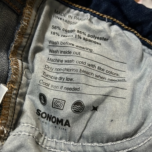 Womens Sonoma blue jeans Soft Stretch size 16PR - Picture 12 of 15
